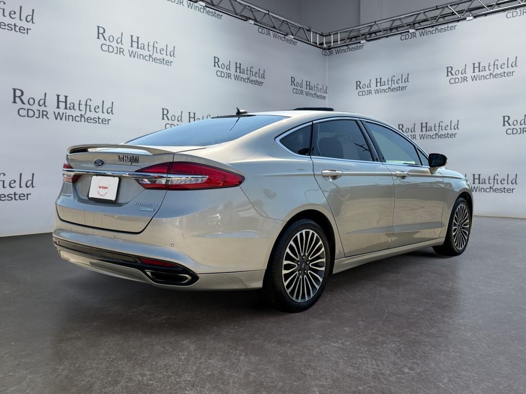 Used 2017 Ford Fusion Titanium with VIN 3FA6P0K99HR159019 for sale in Winchester, KY