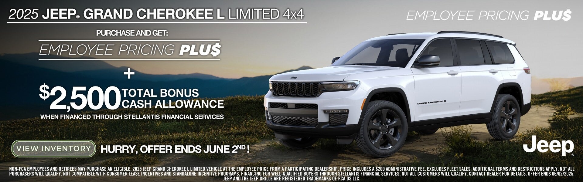 2025 Jeep Grand Cherokee Special at Rod Hatfield Chrysler Dodge Jeep Ram, LLC in Winchester KY