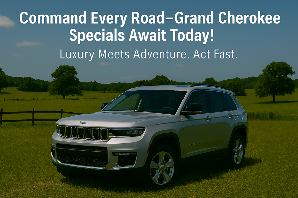 Explore Boldly with Jeep Grand Cherokee—Limited-Time Deals!