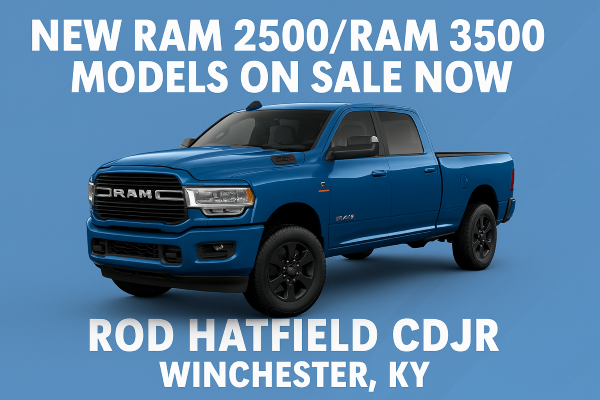 New RAM 2500 & 3500 Specials at Rod Hatfield CDJR